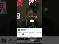 D'Ernest Johnson reacts to shout out from LeBron James #shorts