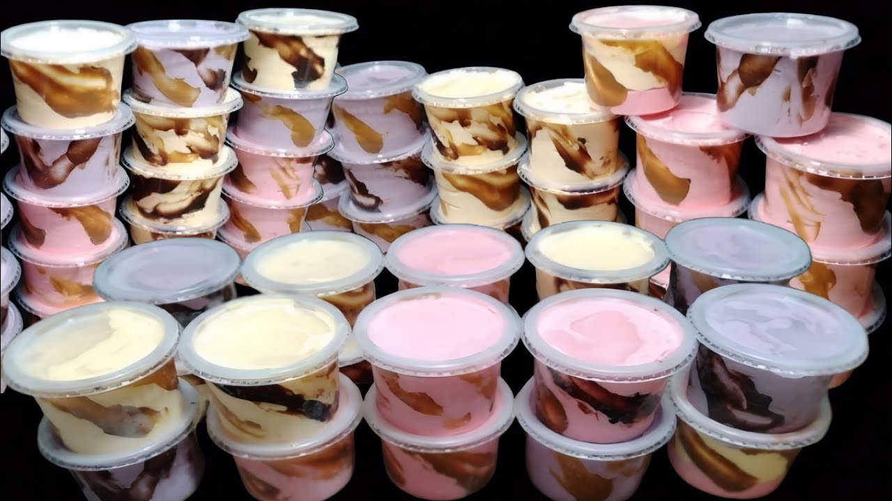 HOW TO MAKE 100 ICE CREAM POTS WITH 1 PACKET OF JUICE