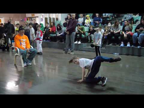 до 13 лет bboy Sonic vs bboy Tony Shadow г Брянск - "ALL OPTION" break dance battle