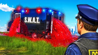 Download lagu Finding a SWAT Truck FULL of Blood in GTA 5! mp3