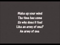 The Veronicas - Army of One (Lyric Video) 