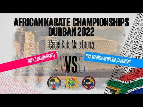 Cadet Kata Male Bronze: WAFA ZEANELDIN (EGYPT) vs TOKA NGANTGHANG MOLIERE (CAMEROON)
