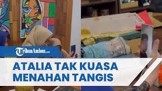 Atalia Tak Kuasa Tahan Tangis saat Lakukan Video Call dengan Ridwan Kamil seusai Mandikan Jasad Eril