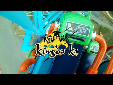 KingDa Ka Backrow 4k POV (Worlds Tallest Rollercoaster) Non-Copyright