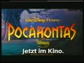 Disney Pocahontas Kino Werbung Deutsch 1995