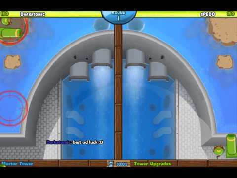 Ep 20 - Darkatomic vs sPEDO - King Of The Hill Bloons Tower Defense Battles