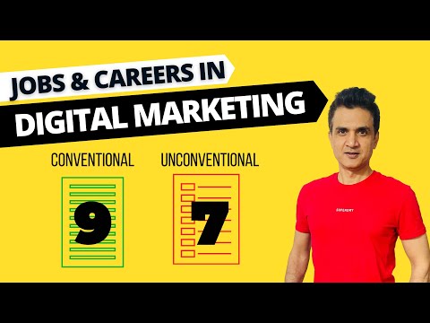 Top 16 Jobs & Careers Digital Marketing Jobs (Conventional & Unconventional)