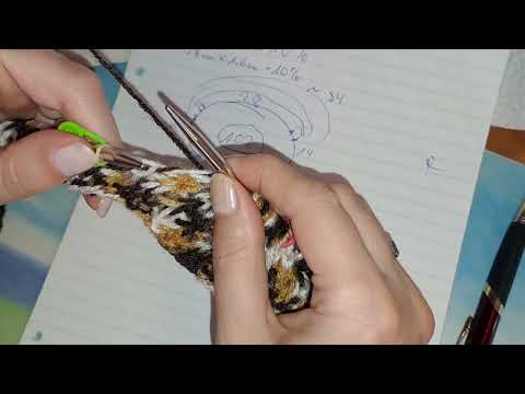 Strickjacke RVO Teil 2 einfach mit universal Berechnungen und verkürzte Reihen nach dem Kragen