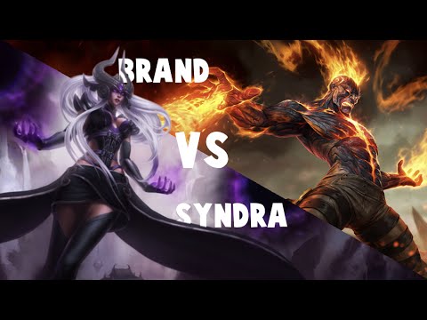 Mid laner battle - Syndra vs Brand