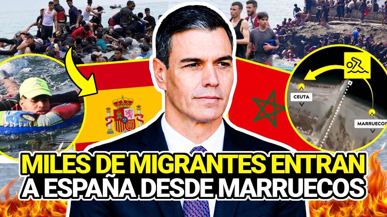 IMPACTANTE! MILES HUYEN a ESPAÑA! ¿QUÉ PASÓ en CEUTA? MIGRACION MASIVA en MARRUECOS! FALLECEN!