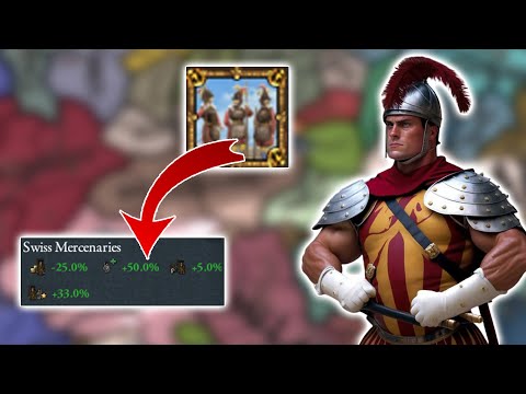 You HAVE TO Try MERCS only Switzerland in EU4 1.35 Domination