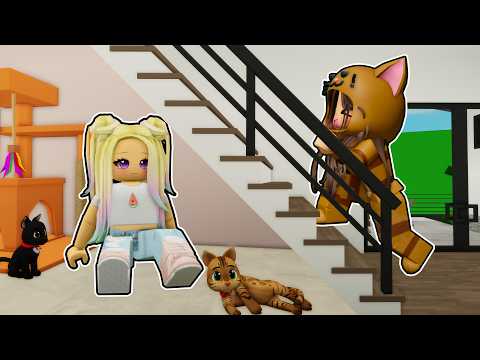 Hice un CUARTO SECRETO para ESCONDERME con MIS MASCOTAS de Mandarina en brookhaven Roblox