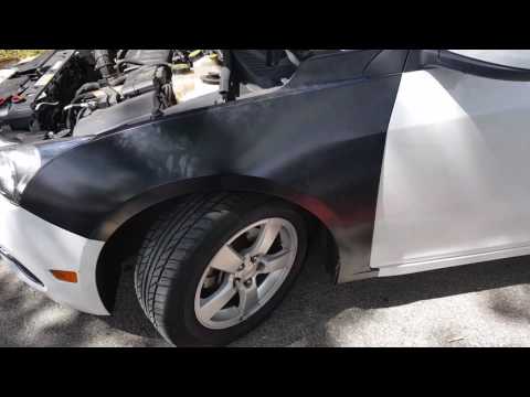 How to change front fender on 2015 cruze  part 2