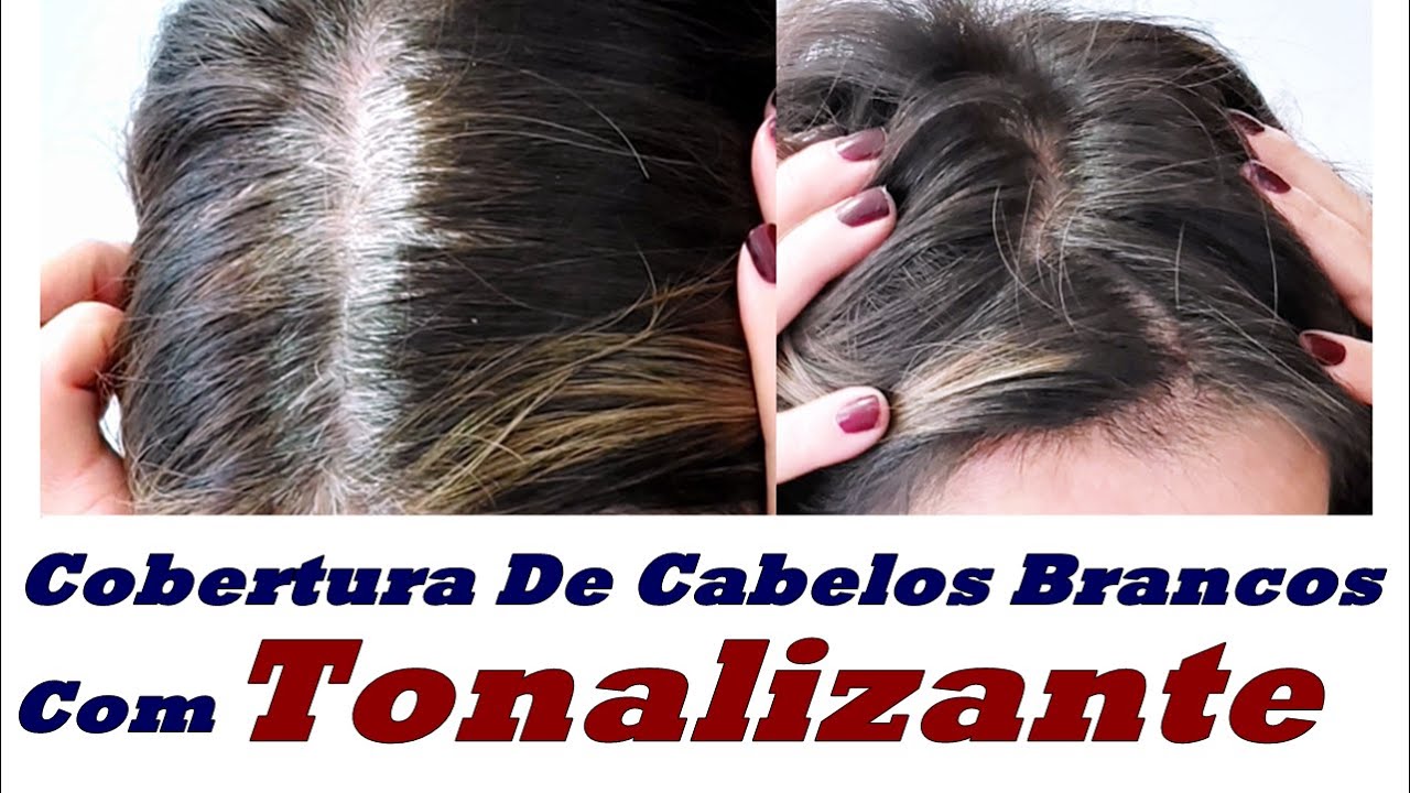 Cobertura De Cabelos Brancos Com Tonalizante