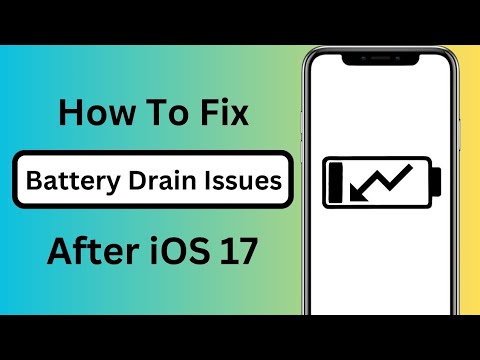 ios 17 battery drain | ios 17 battery saving tips | fix iphone battery draining fast | #ios17