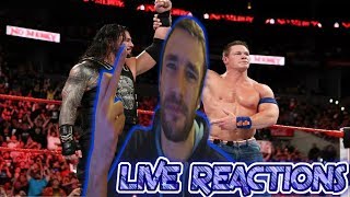 Cena Passes The Torch - Roman Reigns v John Cena Live Reactions - WWE No Mercy 2017