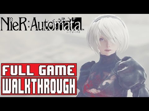 Nier Automata Full Game Walkthrough Part 1 Route A (PS4 Pro) - No Commentary