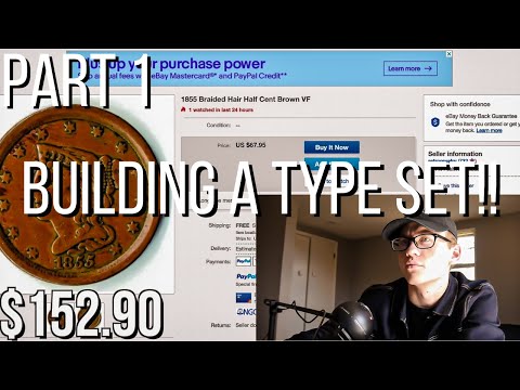 Building A Type Set From eBay Listings! - Part 1 - Half Cents