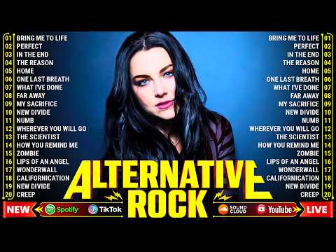 Alternative Rock Greatest Hits 🔥Evanescence, Green Day, Linkin Park, Coldplay, Red Hot Chili Peppers