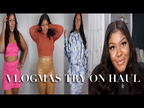 VLOGMAS PT. 1 | CLOTHING HAUL | NAHARASWORLD