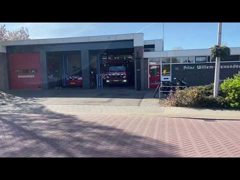 Uitruk brandweer prio 1TS 16-3033
