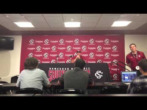 Chad Holbrook after Sunday's rainout