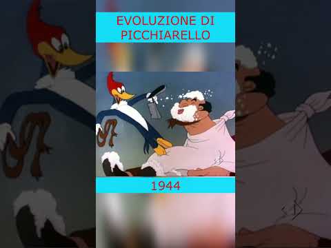Evolution of Woody Woodpecker #universal #cartoon #stories