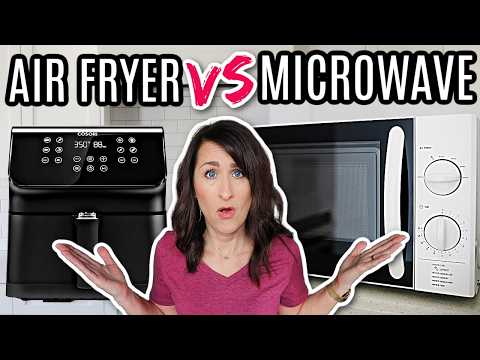 Vídeo air fryer vs microondas