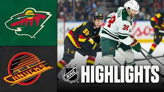 Vancouver Canucks vs Minnesota Wild