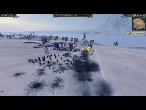 Crone Hellebron Fights Larger Empire Force - Dark Elves vs Empire Warhammer 2 Total War