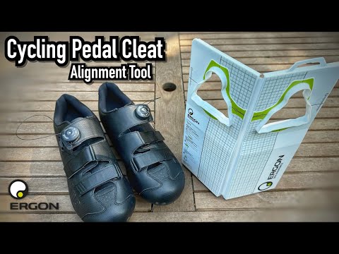 Ergon Cycling Pedal Cleat Fitting Alignment Tool TP1 Shimano SPD-SL Shoes Positioning Instructions