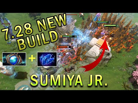 Sumiya Jr. Invoker New ICEWALL Build 7.28 | Dota 2 Gameplay