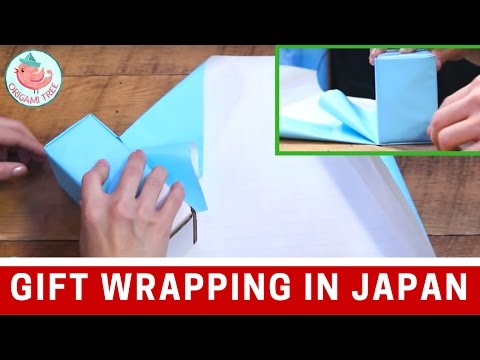 Gift Wrapping in Japan! Explained w/ Multiple Camera Angles: Easy SLOW Speed Wrapping Instructions!