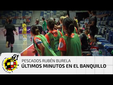 Vive los últimos minutos del Pescados Rubén Burela en el banquillo y su celebración como campeonas