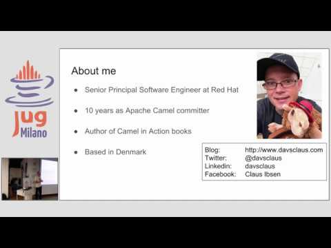 JUG Milano Meeting #105 - Camel microservices with Spring Boot and Kubernetes