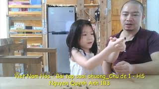 Vietnam hoc bai tap chuong chu de 1_Quỳnh Anh_1b3