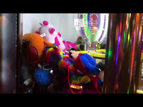 Dave & Busters Trap Door Game Winning Plush Prizes