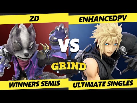 The Grind 151 Winners Semis - ZD (Wolf) Vs enhancedpv (Cloud) Smash Ultimate SSBU
