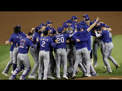 The Texas Rangers WIN THE WORLD SERIES!