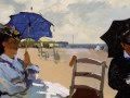 3D animation of Claude Monet - The Beach at ...