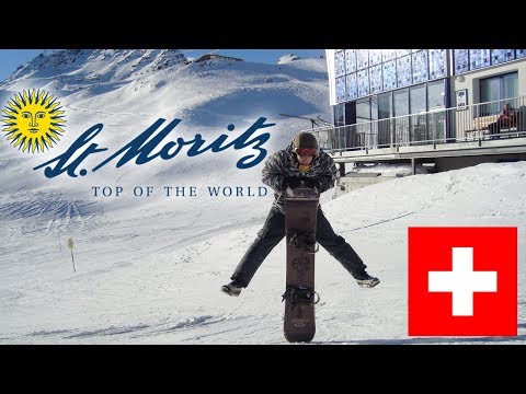 St. Moritz Engadin Switzerland Snowboard video