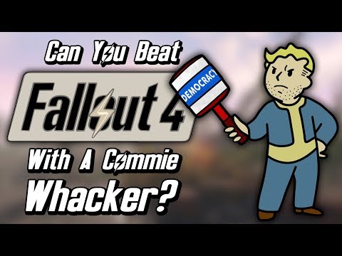 Can You Beat Fallout 4 With Only A Commie Whacker?