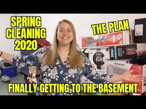 Spring Cleaning Blueprint  || Our Basement Plan for 2020