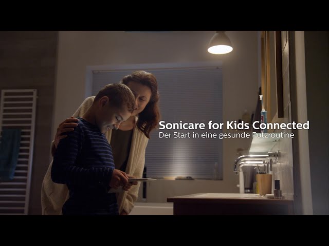 Video teaser voor Philips Sonicare for Kids Connected HX6322/04 - Mit Zahnputz-App