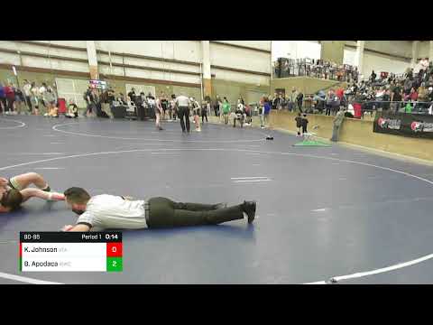 90-95 Lbs Round 2 - Breonna Apodaca, Idaho Gold Wrestling Club Vs Kaia Johnson, Utah 34f0