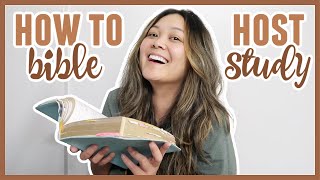 How To Host Bible Study With Your Friends
