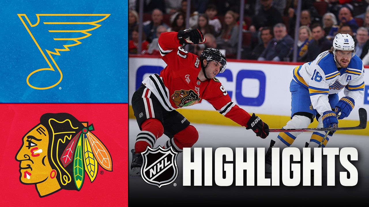 Blues vs. Blackhawks | NHL Highlights | April 11, 2026