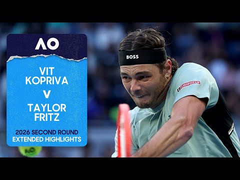 Vit Kopriva v Taylor Fritz Extended Highlights | Australian Open 2026 Second Round