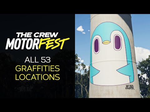 The Crew Motorfest - All 53 Graffities Locations ("Donut x Jasper Wong" Challenge)