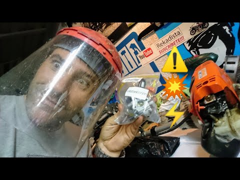😂DESBROZADORA STIHL🛠️CAMBIAR CARBURADOR Y AJUSTAR 👍También para motosierra